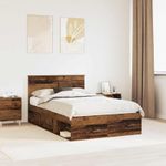 Casa si Gradina - Mobilier - Paturi si accesorii - Paturi - Cadru de pat Lemn vechi 120 x 190 cm Lemn de pin masiv - Infinity.ro