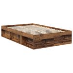 Casa si Gradina - Mobilier - Paturi si accesorii - Paturi - Cadru de pat Lemn vechi 120 x 190 cm Lemn de pin masiv - Infinity.ro