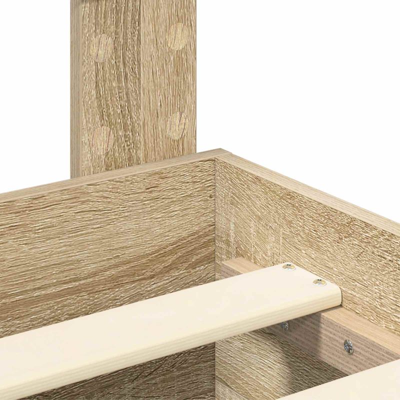 Casa si Gradina - Mobilier - Paturi si accesorii - Paturi - Cadru de pat cu sertar Stejar Sonoma 135 x 190 cm Lemn compozit - Infinity.ro