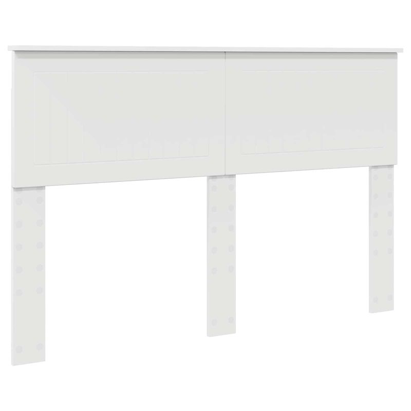 Casa si Gradina - Mobilier - Paturi si accesorii - Paturi - Cadru de pat cu headboard Alb 140 x 190 cm Lemn compozit - Infinity.ro