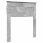 Casa si Gradina - Mobilier - Paturi si accesorii - Paturi - Cadru de pat cu sertar Gri din beton 100 x 200 cm Lemn compozit - Infinity.ro