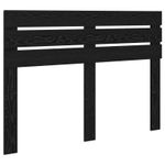 Casa si Gradina - Mobilier - Paturi si accesorii - Paturi - Cadru de pat cu headboard Negru 150 x 200 cm Lemn de pin masiv - Infinity.ro