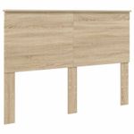 Casa si Gradina - Mobilier - Paturi si accesorii - Paturi - Cadru de pat cu headboard Sonoma 140 x 200 cm Lemn de pin masiv - Infinity.ro