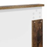 Casa si Gradina - Mobilier - Paturi si accesorii - Paturi - Cadru de pat Stejar fumuriu 180 x 200 cm Lemn compozit - Infinity.ro