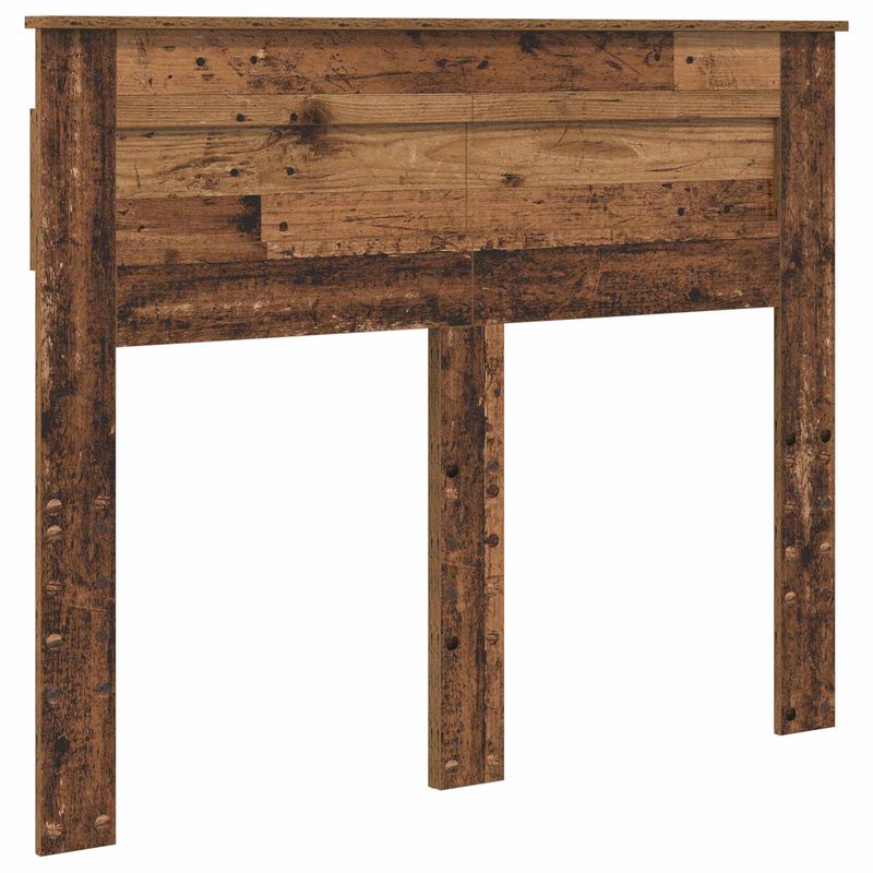 Casa si Gradina - Mobilier - Paturi si accesorii - Paturi - Cadru de pat cu headboard Lemn vechi 120 x 190 cm Lemn compozit - Infinity.ro