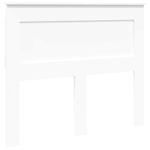 Casa si Gradina - Mobilier - Paturi si accesorii - Paturi - Cadru de pat cu headboard Alb 120 x 200 cm Lemn de pin masiv - Infinity.ro