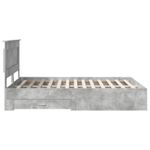 Casa si Gradina - Mobilier - Paturi si accesorii - Paturi - Cadru de pat cu sertar cu headboard cu depozitare Lemn compozit - Infinity.ro
