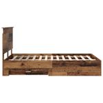 Casa si Gradina - Mobilier - Paturi si accesorii - Paturi - Cadru de pat cu headboard Lemn vechi 120 x 190 cm Lemn compozit - Infinity.ro