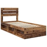 Casa si Gradina - Mobilier - Paturi si accesorii - Paturi - Cadru de pat Lemn vechi 90 x 190 cm Lemn de pin masiv - Infinity.ro