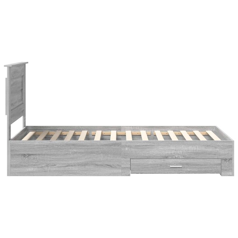 Casa si Gradina - Mobilier - Paturi si accesorii - Paturi - Cadru de pat cu sertar cu headboard cu depozitare Lemn compozit - Infinity.ro