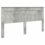 Casa si Gradina - Mobilier - Paturi si accesorii - Paturi - Cadru de pat cu headboard Beton 180 x 200 cm Lemn de pin masiv - Infinity.ro