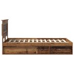 Casa si Gradina - Mobilier - Paturi si accesorii - Paturi - Cadru de pat Lemn vechi 135 x 190 cm Lemn de pin masiv - Infinity.ro