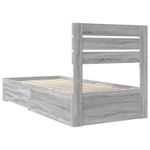 Casa si Gradina - Mobilier - Paturi si accesorii - Paturi - Cadru de pat cu sertar cu headboard cu depozitare Lemn compozit - Infinity.ro