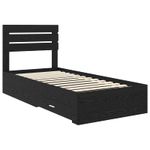 Casa si Gradina - Mobilier - Paturi si accesorii - Paturi - Cadru de pat cu sertar cu headboard cu depozitare Lemn compozit - Infinity.ro