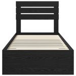 Casa si Gradina - Mobilier - Paturi si accesorii - Paturi - Cadru de pat cu sertar cu headboard cu depozitare Lemn compozit - Infinity.ro