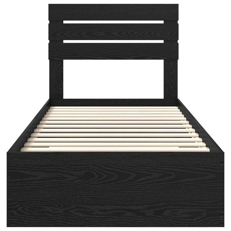 Casa si Gradina - Mobilier - Paturi si accesorii - Paturi - Cadru de pat cu sertar cu headboard cu depozitare Lemn compozit - Infinity.ro