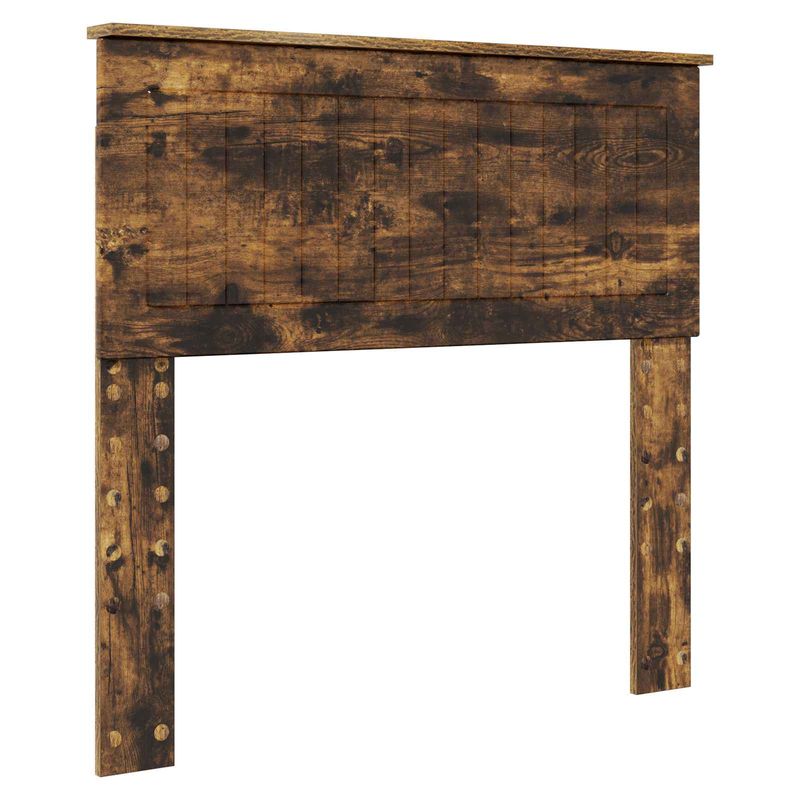 Casa si Gradina - Mobilier - Paturi si accesorii - Paturi - Cadru de pat Stejar fumuriu 90 x 200 cm Lemn de pin masiv - Infinity.ro