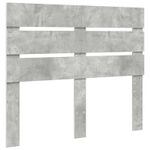 Casa si Gradina - Mobilier - Paturi si accesorii - Paturi - Cadru de pat cu headboard Beton 120 x 190 cm Lemn de pin masiv - Infinity.ro