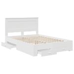 Casa si Gradina - Mobilier - Paturi si accesorii - Paturi - Cadru de pat cu sertar cu headboard cu depozitare Lemn compozit - Infinity.ro