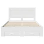 Casa si Gradina - Mobilier - Paturi si accesorii - Paturi - Cadru de pat cu sertar cu headboard cu depozitare Lemn compozit - Infinity.ro