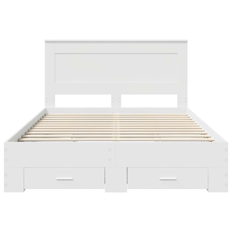 Casa si Gradina - Mobilier - Paturi si accesorii - Paturi - Cadru de pat cu sertar cu headboard cu depozitare Lemn compozit - Infinity.ro