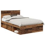 Casa si Gradina - Mobilier - Paturi si accesorii - Paturi - Cadru de pat Lemn vechi 120 x 200 cm Lemn de pin masiv - Infinity.ro