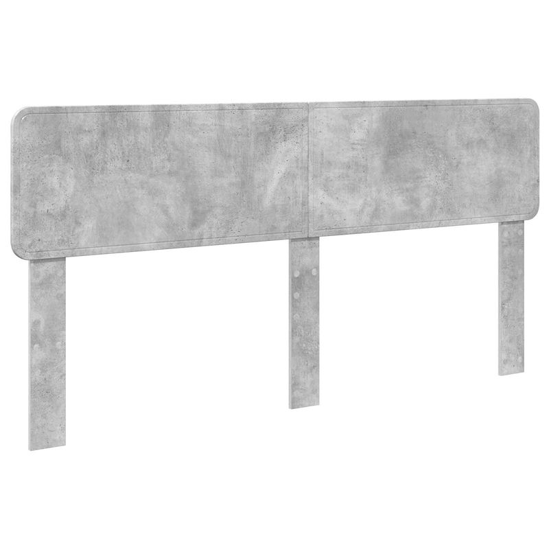 Casa si Gradina - Mobilier - Paturi si accesorii - Paturi - Cadru de pat cu headboard Beton 180 x 200 cm Lemn de pin masiv - Infinity.ro