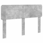 Casa si Gradina - Mobilier - Paturi si accesorii - Paturi - Cadru de pat cu headboard Beton 140 x 200 cm Lemn de pin masiv - Infinity.ro