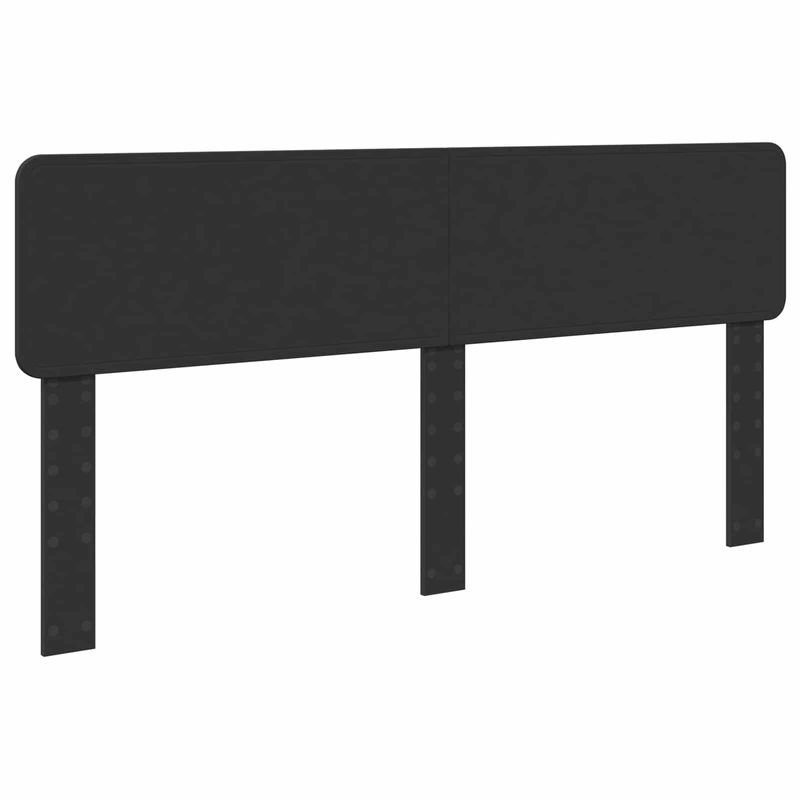 Casa si Gradina - Mobilier - Paturi si accesorii - Paturi - Cadru de pat cu headboard Negru 200 x 200 cm Lemn de pin masiv - Infinity.ro