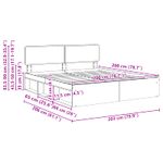 Casa si Gradina - Mobilier - Paturi si accesorii - Paturi - Cadru de pat cu headboard Negru 200 x 200 cm Lemn de pin masiv - Infinity.ro