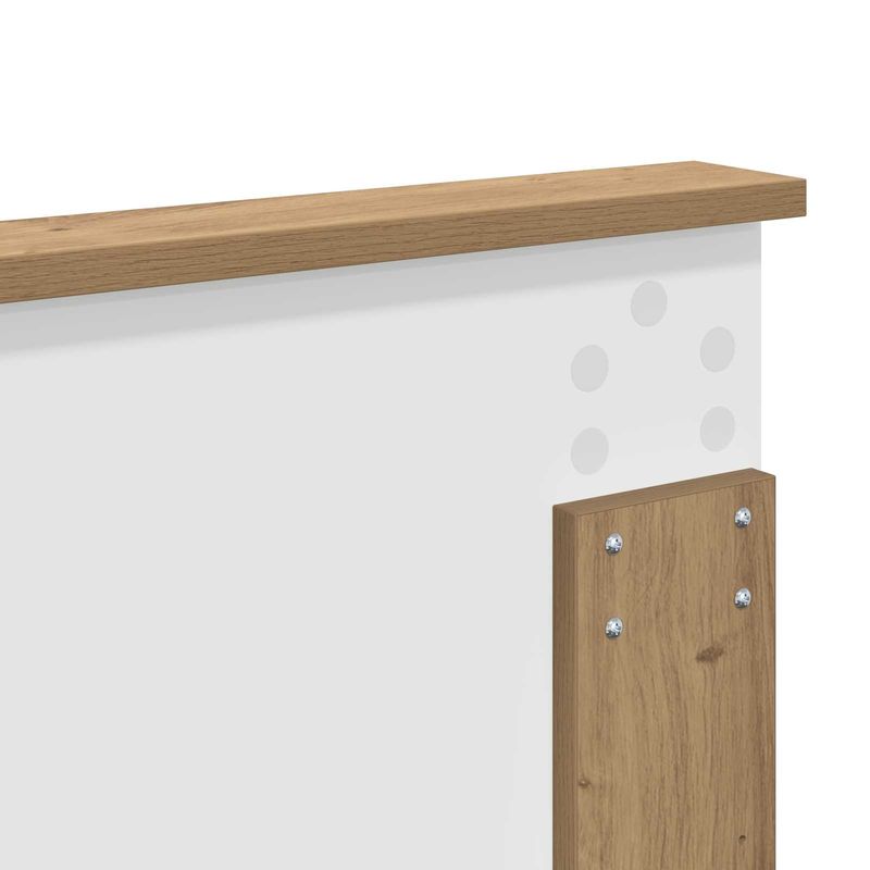 Casa si Gradina - Mobilier - Paturi si accesorii - Paturi - Cadru de pat Stejar artizanal 120 x 190 cm Lemn de pin masiv - Infinity.ro