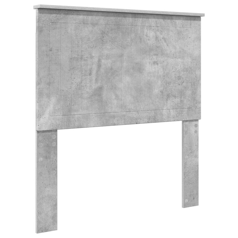 Casa si Gradina - Mobilier - Paturi si accesorii - Paturi - Pat cu storage Gri din beton 90 x 190 cm Lemn compozit - Infinity.ro