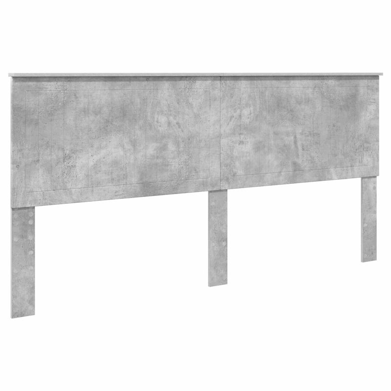 Casa si Gradina - Mobilier - Paturi si accesorii - Paturi - Cadru de pat cu sertar Gri din beton 200 x 200 cm Lemn compozit - Infinity.ro