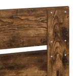 Casa si Gradina - Mobilier - Paturi si accesorii - Paturi - Pat cu storage Stejar fumuriu 180 x 200 cm Lemn compozit - Infinity.ro