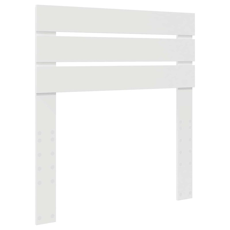 Casa si Gradina - Mobilier - Paturi si accesorii - Paturi - Cadru de pat cu headboard Alb 100 x 200 cm Lemn de pin masiv - Infinity.ro