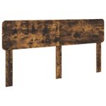 Casa si Gradina - Mobilier - Paturi si accesorii - Paturi - Cadru de pat Stejar fumuriu 180 x 200 cm Lemn de pin masiv - Infinity.ro