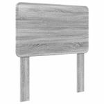 Casa si Gradina - Mobilier - Paturi si accesorii - Paturi - Cadru de pat cu headboard Gri Sonoma 90 x 190 cm Lemn compozit - Infinity.ro