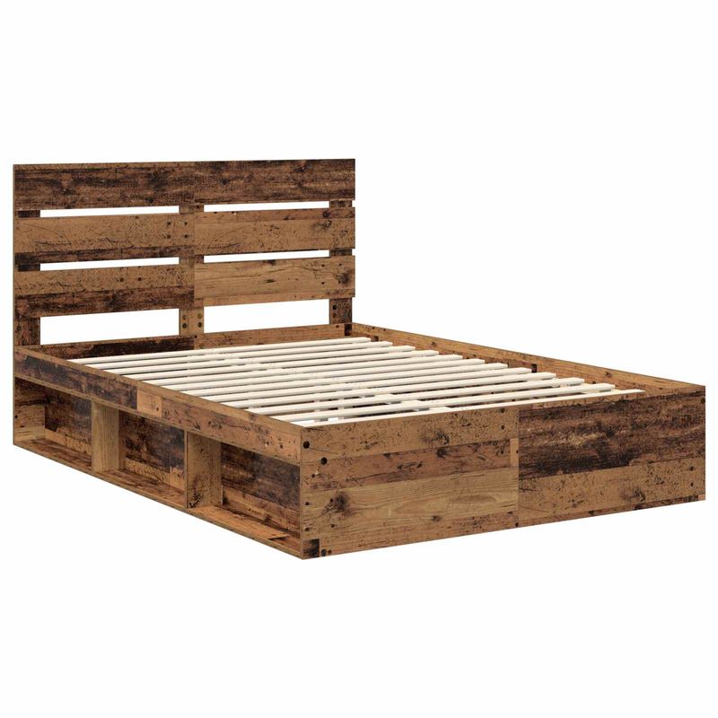 Casa si Gradina - Mobilier - Paturi si accesorii - Paturi - Cadru de pat Lemn vechi 150 x 200 cm Lemn de pin masiv - Infinity.ro