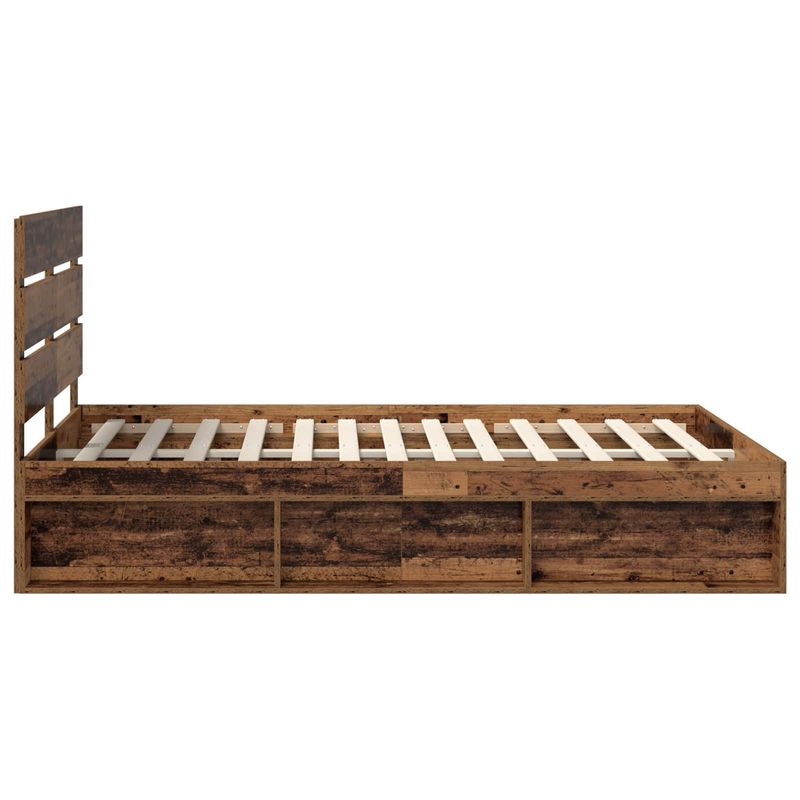 Casa si Gradina - Mobilier - Paturi si accesorii - Paturi - Cadru de pat Lemn vechi 150 x 200 cm Lemn de pin masiv - Infinity.ro
