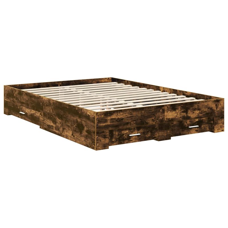 Casa si Gradina - Mobilier - Paturi si accesorii - Paturi - Cadru de pat cu sertar cu headboard cu depozitare Lemn compozit - Infinity.ro