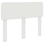 Casa si Gradina - Mobilier - Paturi si accesorii - Paturi - Cadru de pat cu headboard Alb 135 x 190 cm Lemn de pin masiv - Infinity.ro