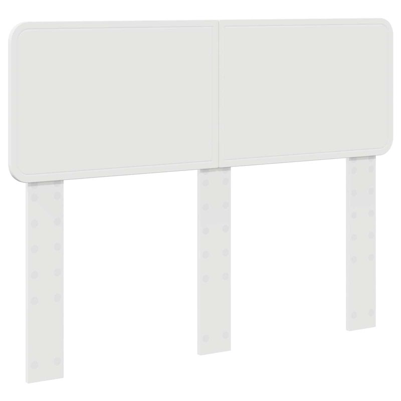 Casa si Gradina - Mobilier - Paturi si accesorii - Paturi - Cadru de pat cu headboard Alb 135 x 190 cm Lemn de pin masiv - Infinity.ro