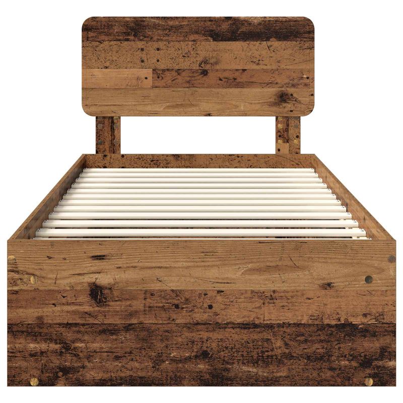 Casa si Gradina - Mobilier - Paturi si accesorii - Paturi - Cadru de pat Lemn vechi 90 x 190 cm Lemn de pin masiv - Infinity.ro