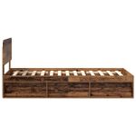 Casa si Gradina - Mobilier - Paturi si accesorii - Paturi - Cadru de pat Lemn vechi 90 x 190 cm Lemn de pin masiv - Infinity.ro