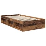 Casa si Gradina - Mobilier - Paturi si accesorii - Paturi - Cadru de pat Lemn vechi 100 x 200 cm Lemn de pin masiv - Infinity.ro