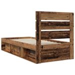 Casa si Gradina - Mobilier - Paturi si accesorii - Paturi - Cadru de pat Lemn vechi 100 x 200 cm Lemn de pin masiv - Infinity.ro