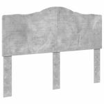 Casa si Gradina - Mobilier - Paturi si accesorii - Paturi - Cadru de pat cu headboard Beton 140 x 200 cm Lemn de pin masiv - Infinity.ro