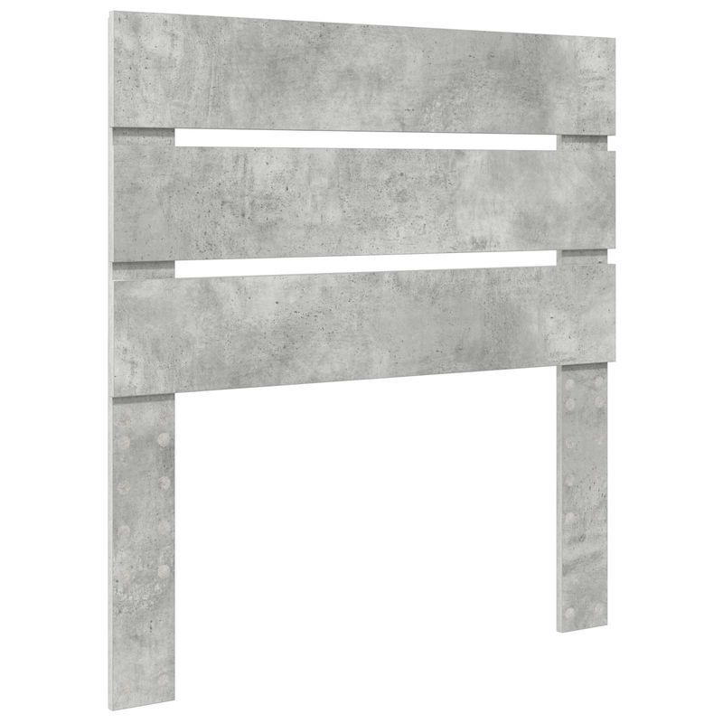 Casa si Gradina - Mobilier - Paturi si accesorii - Paturi - Cadru de pat Gri Concret 75 x 190 cm Lemn de pin masiv - Infinity.ro