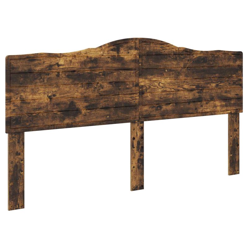 Casa si Gradina - Mobilier - Paturi si accesorii - Paturi - Cadru de pat Stejar fumuriu 180 x 200 cm Lemn de pin masiv - Infinity.ro