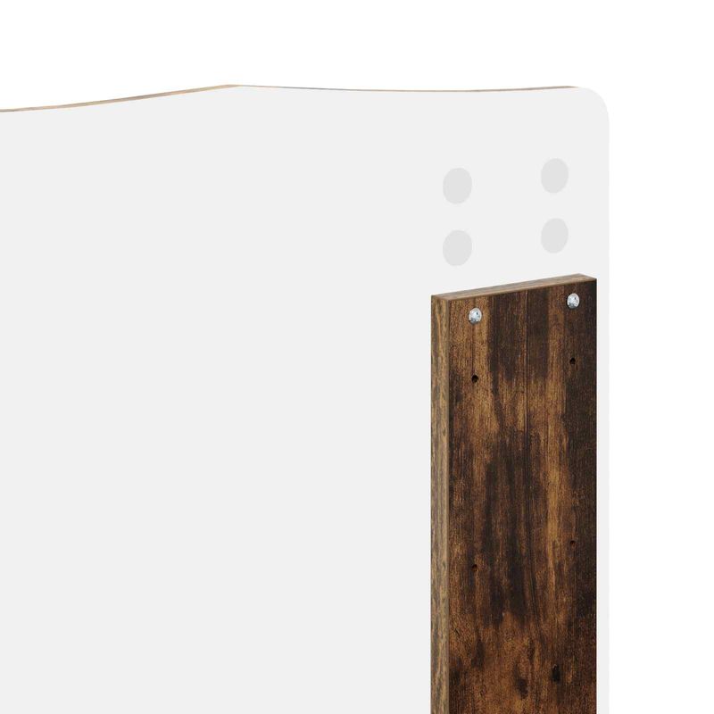 Casa si Gradina - Mobilier - Paturi si accesorii - Paturi - Cadru de pat Stejar fumuriu 180 x 200 cm Lemn de pin masiv - Infinity.ro